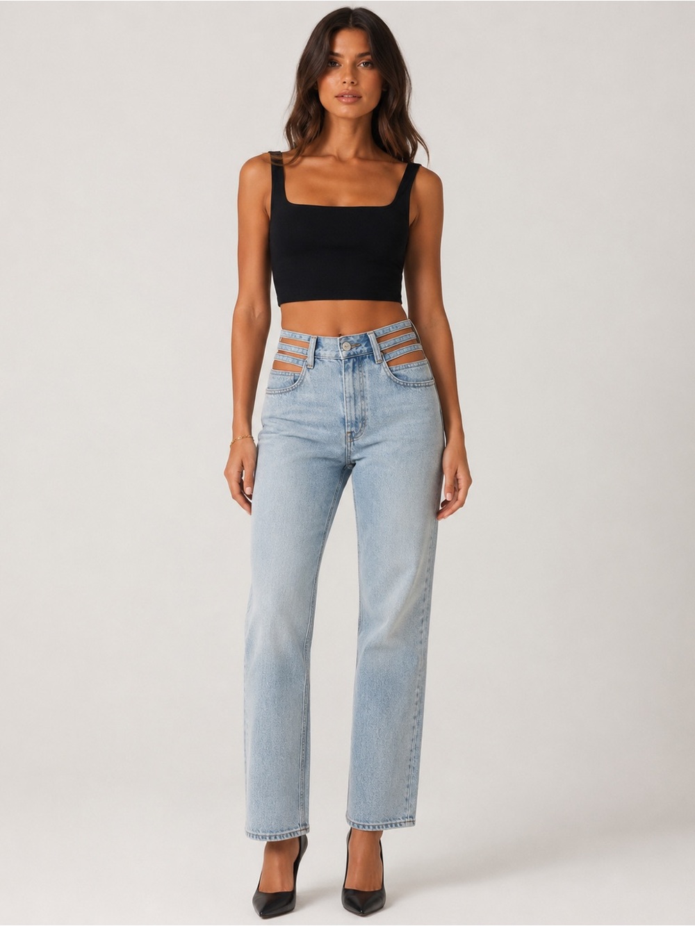 3x1 NYC Mimi Cuttrell Cutout Jeans – Size 25